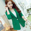 Fashion Women Solid Blazer Females Casual Suit Womens Single Button Slim Jacket Female Top Coat Cape Ladies Korean Style