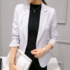 Fashion Women Solid Blazer Females Casual Suit Womens Single Button Slim Jacket Female Top Coat Cape Ladies Korean Style