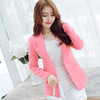 Ladies Blazer Long Sleeve Blaser Women Suit jacket Female Feminine Blazer Femme Pink Blue White Black Blazer Autumn