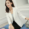 Ladies Blazer Long Sleeve Blaser Women Suit jacket Female Feminine Blazer Femme Pink Blue White Black Blazer Autumn