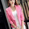 Ladies Blazer Long Sleeve Blaser Women Suit jacket Female Feminine Blazer Femme Pink Blue White Black Blazer Autumn
