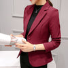 Ladies Blazers 2022 New Fashion Single Button Blazer Women Suit Jacket bule/red Blaser Female Blazer Femme