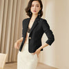 PEONFLY Spring Autumn Women's Long Sleeve Single Button Jacket Loose Casual Women Blazers Jackets Work Wear Coat