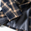PEONFLY Vintage Casual Plaid Blazer Women Single Button Office Ladies Jacket Coat Notched Collar Long Sleeve Jacket 2023
