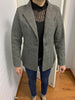 PEONFLY Vintage Office Lady Notched Collar Plaid Women Blazer Single Button Autumn Jacket 2023 Casual Pockets Female Suits Coat