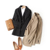 PEONFLY Women Blazer Office Jacket Ladies Single Breasted Long Sleeve Loose Coat Formal Casual For Spring Autumn 2023