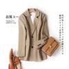 PEONFLY Women Blazer Office Jacket Ladies Single Breasted Long Sleeve Loose Coat Formal Casual For Spring Autumn 2023