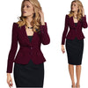 Women's Solid Color Single-Breasted Blazer
