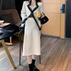 PERHAPS U White Notch Collar Long Sleeve Pocket Casual Chic Women Blazer Single-breasted C0538