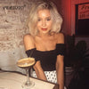 Fashion Chic Off Shoulder White Crop Top Ruffle Sexy T Shirt Women 2022 Summer Casual T-Shirts Female Tops Tee Clothes