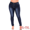 PLUS SIZE Jeans Women High Waist waisted Skinny Pencil Blue Denim Pants women Stretch solid elastic Jeans women 4XL 5XL 6XL 7XL