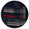 POENFLYWomen Blazers & Jackets Blue Red Plaid Blazer Women blazer Coat Casual One Button Outerwear Short Blazer Feminino