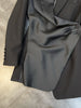 PREPOMP 2023 Autumn  Long Sleeve Turn Down Collar Irregular Double Buttons Black Slim Blazer Women Suit Coat GD688