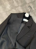 PREPOMP 2023 Autumn  Long Sleeve Turn Down Collar Irregular Double Buttons Black Slim Blazer Women Suit Coat GD688