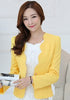 PYH60067 Candy Color 2022 spring summer Business Women suit set uniform Long-sleeved Blazer Office Lady Blazers and Jackets