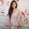 Pale Pink Blazer Wear to Work Office Lady Tops Clothing Fall Women New Button Design Blasers 2022 Spring Fashion Coat Chaquetas