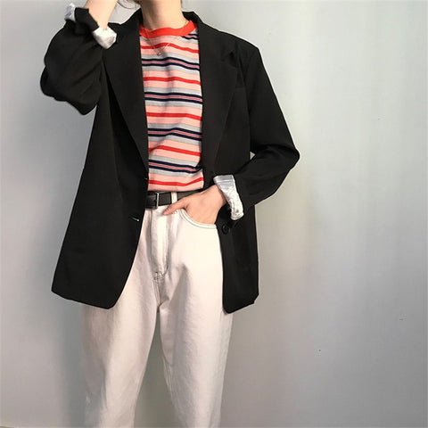 Pale Pink Blazer Wear to Work Office Lady Tops Clothing Women Single Breasted Design Blasers Fashion Jacket Chaquetas 2022