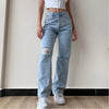 Pants Female Women's Jeans Large Size Boyfriend Jean Women Jeans Y2k Pants High Waist Mom Ripped Jeans 2022 Stright Trousers