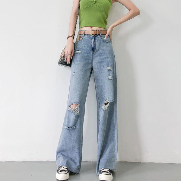 Pants Female Women Jeans Large Size Boyfriend Jean Women Jeans y2k Ripped Pants High Waist Mom Jeans Undefined Stright Trousers