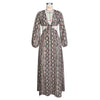 Party Sexy Dress Women Serpentine Print V Collar Long Sleeve Sexy Outfit 2023 Night Club Snakeskin Dress Front Open Casual Dress