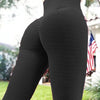 Peach Seamless Striped High Waist Leggings Sports Fitness Pants Female Net Red Hip Pants High Waist Tight Yoga Pants