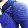 Peach Seamless Striped High Waist Leggings Sports Fitness Pants Female Net Red Hip Pants High Waist Tight Yoga Pants