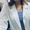 Peonfly Women 2022 Casual Double Breasted Blazers Coat Vintage Notched Long Sleeve Female Outerwear Chic Tops Green