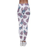 Pineapple White Sexy High Waist Legging Anti Cellulite Slim Elasticity Push Up Fitness Gym Leggings Women Pants Stacked Leggings