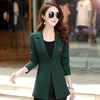 Pink Black Suit Jacket Women Blazer Mujer Spring Coat Ladies Work Office Blazer Feminino Elegant Women Blazers And Jackets C4423