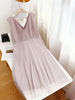 Pink Large Plus Size 4XL Midi Dress Women 2023 Summer Autumn Mesh Elegant Curvy Ladies Cocktail Prom Evening Party Dresses