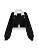 Pink Y2k Fake Two-Piece Sexy Halter Sweater Baggy T-shirt Women's Autumn 2023 Long Sleeve Harajuku Kawaii Crop Sweater Tops