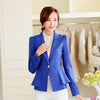 Pinky Is Black blazer women jacket ruffle female candy color slim long-sleeve short women suit jacket outerwear  lady blazer