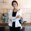 blazer feminino spring short suit jacket elegant blazer women's dovetail coat new hot-selling white women blazer