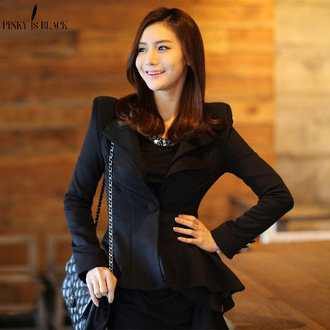 blazer feminino spring short suit jacket elegant blazer women's dovetail coat new hot-selling white women blazer