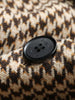 Pirate Hippie Houndstooth Classic Blazers Woman Autumn Notched Collar Belt Pockets Coat Casual Vintage Blazers Outerwear 2023