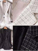 Plaid Blazer Jacket Women Spring Autumn Long Sleeve Casual Elegant Office Classic Chic Temperament Blazer 2023