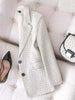 Plaid Blazer Jacket Women Spring Autumn Long Sleeve Casual Elegant Office Classic Chic Temperament Blazer 2023