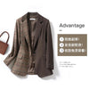 Plaid Coats Woman Winter 2023 Elegant Women's Coat Women's Business Suit Women"s Outerwear Vintage Ladies Blazers Blaser Autumn