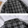 Plaid Shirts Women Basic Spring Autumn Korean Style Chic All-match Leisure Loose Pockets Ulzzang BF Unisex Female Top Popular