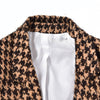 Plaid Skirt or Blazer Women Double Pockets Single Breasted Long Sleeve Suit Coat A-line Buttons Mini Skirts Office Lady Set New