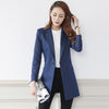 Plus Size 4XL 5XL  Blazers Jacket Women 2022 New Autumn One Button Office Suit Elegant Long Women Blazer