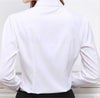Plus Size 4XL 5XL Formal Shirt Women Clothes 2023 Long Sleeve White Chiffon Blouse Elegant OL Office Ladies Work Wear Tops