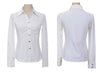 Plus Size 4XL 5XL Formal Shirt Women Clothes 2023 Long Sleeve White Chiffon Blouse Elegant OL Office Ladies Work Wear Tops