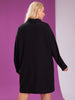 Plus Size 4XL Black T Shirts Women Autumn 2023 Long Sleeve Leopard Pockets Big Large Size Blouse Clothing Oversized Tops
