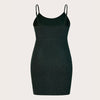 Plus Size 4XL Bodycon Curvy Mini Dress Women Green Sleeveless Sexy 2023 Summer Autumn Evening Cocktail Party Night Club Dresses