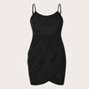Plus Size 4XL Bodycon Curvy Mini Dress Women Green Sleeveless Sexy 2023 Summer Autumn Evening Cocktail Party Night Club Dresses