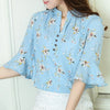 Plus Size 4XL Chiffon Blouse Shirt Women Summer Blusa Floral Print Tops Elegant Ladies Korea Style Blouses Blusas Harajuku