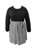 Plus Size 4XL Loose Dress for Women Casual Elegant Long Sleeve Midi Dresses 2023 Autumn Large Oversized Clothing