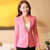 Plus Size 4XL Spring Jacket Female Coats Blazer Feminino Long Sleeve One Button Women Small Suit Jackets Office Blazers C2854
