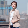 Plus Size 4XL Spring Small Suit Jacket Women Blazer Feminino Half Sleeve Blazer Women Tops Work Office Ladies Blazer Mujer C4392